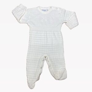 VINTAGE FRIEMANIT EUC Gender Neutral Knit Embroidered Sweater Footie